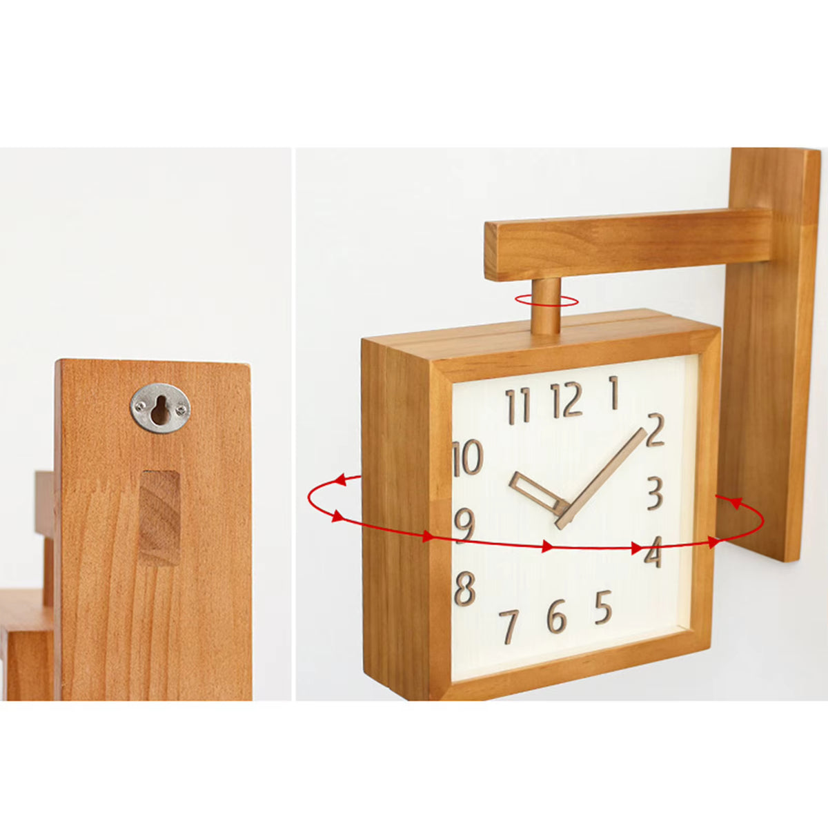 Corner Clock Wall