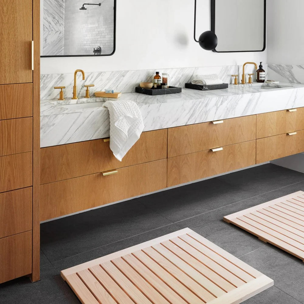 Hinoki Wood Bath Mat