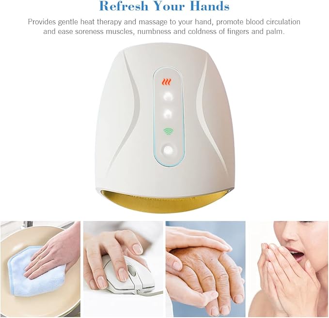 Hand Massager for Men Women Cordless Electric Hand Massage Machine