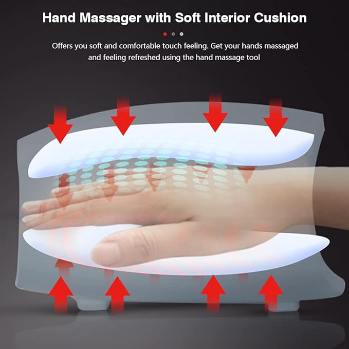 Hand Massager for Men Women Cordless Electric Hand Massage Machine