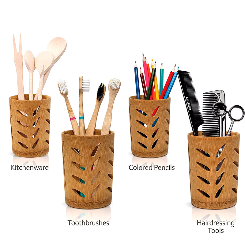 BambooFlow Toothbrush Holder