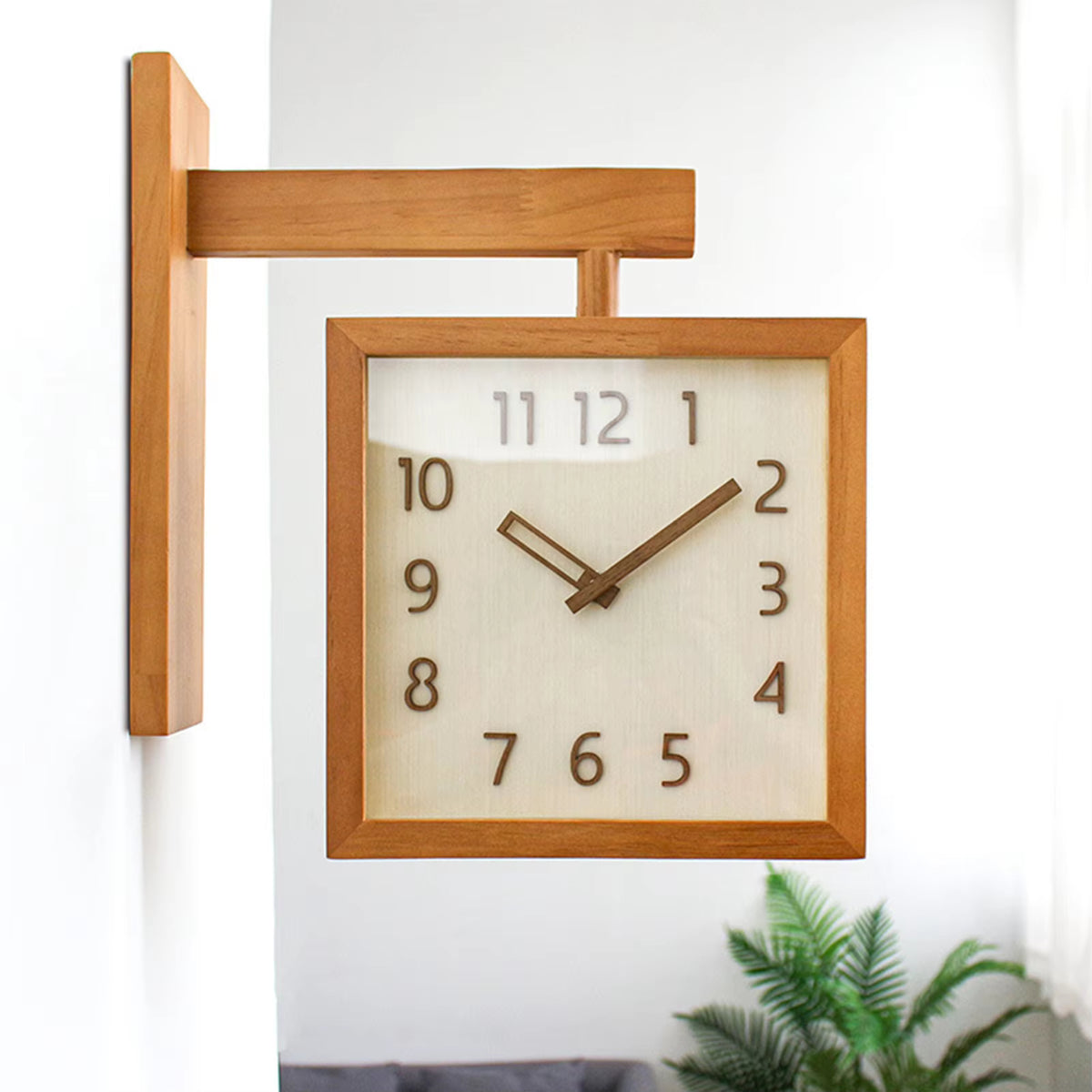 Corner Clock Wall