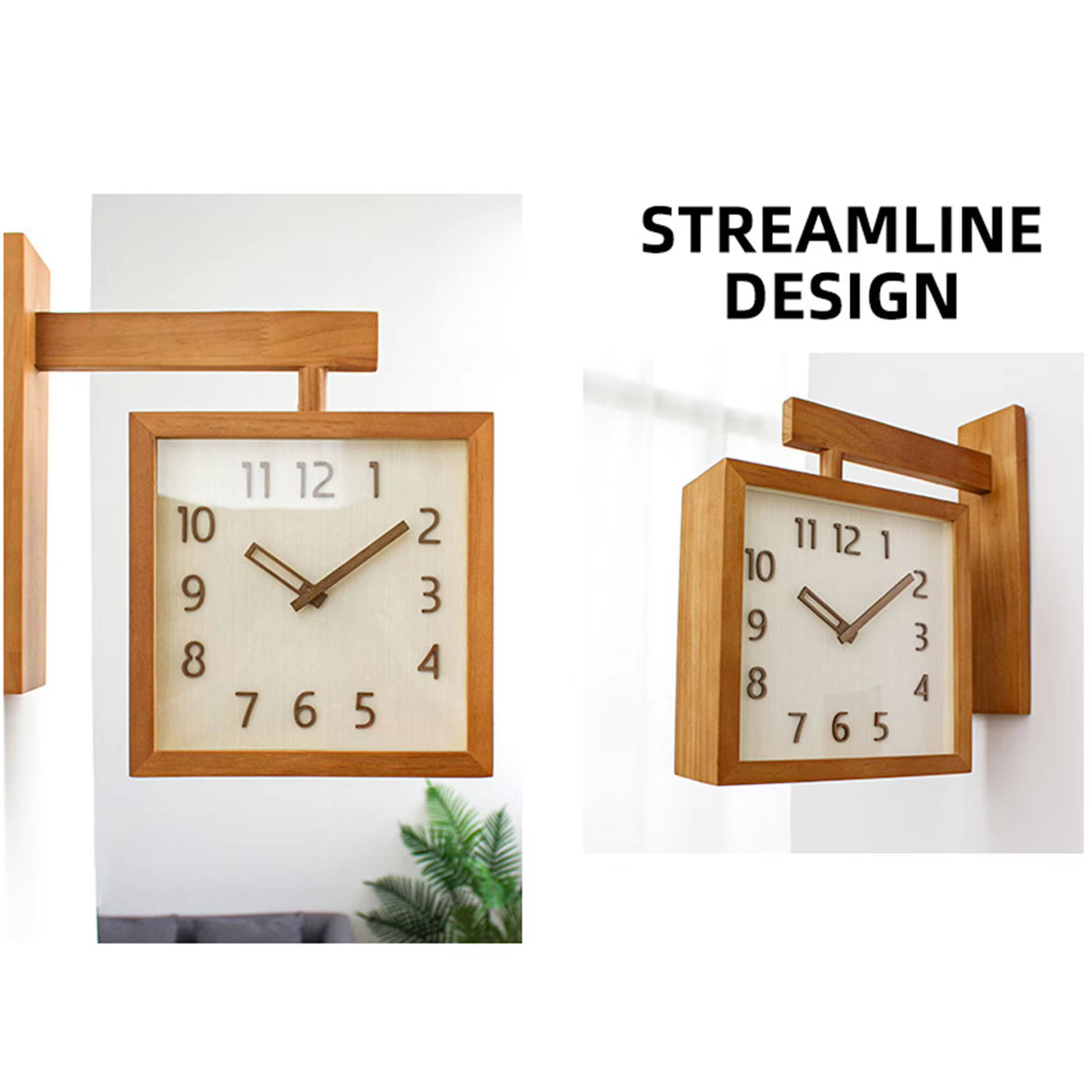 Corner Clock Wall