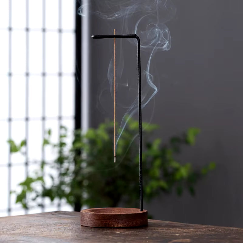 TranquilTurn Incense Holder – Upside Down Design with Ash Tray