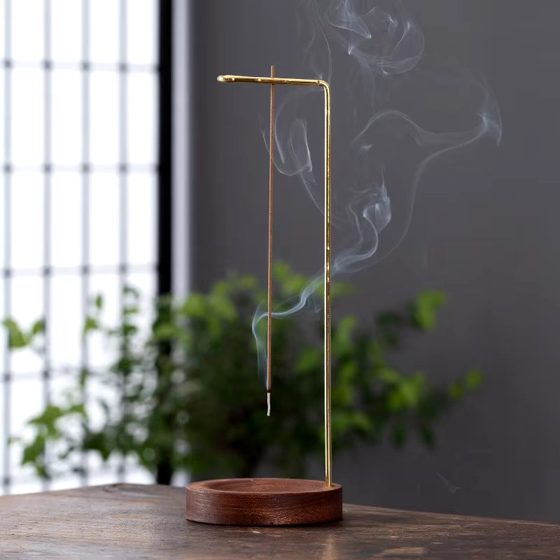 TranquilTurn Incense Holder – Upside Down Design with Ash Tray