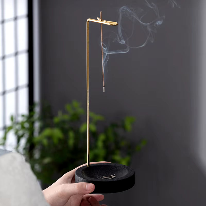 TranquilTurn Incense Holder – Upside Down Design with Ash Tray