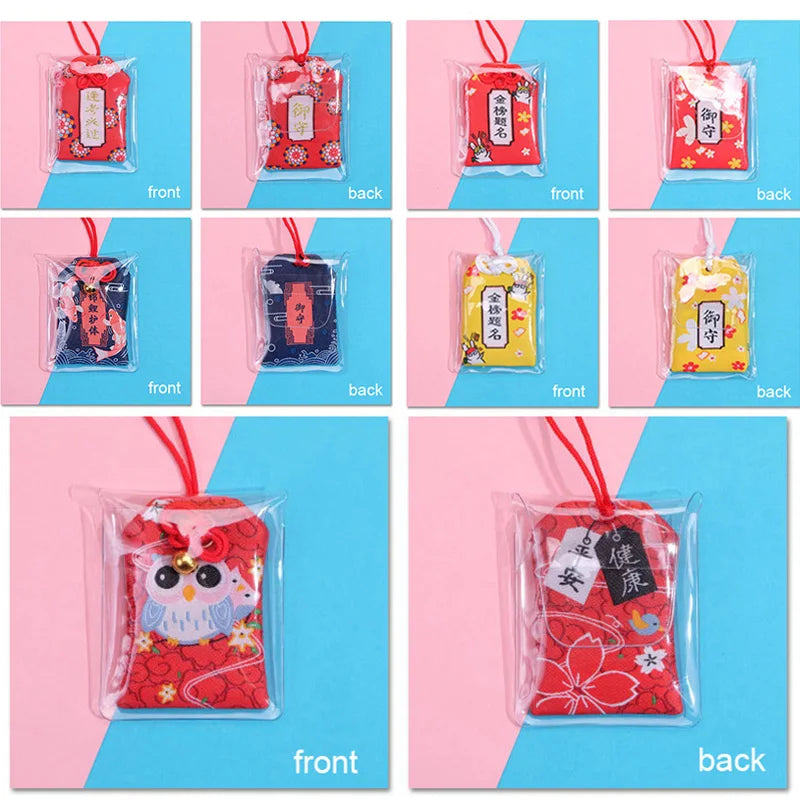 Japan Traditional Amulet Talisman Churinga Periapt Maneki Neko Lucky Cat Fat Plutus Cat Keychain Women Car Bag Pendent