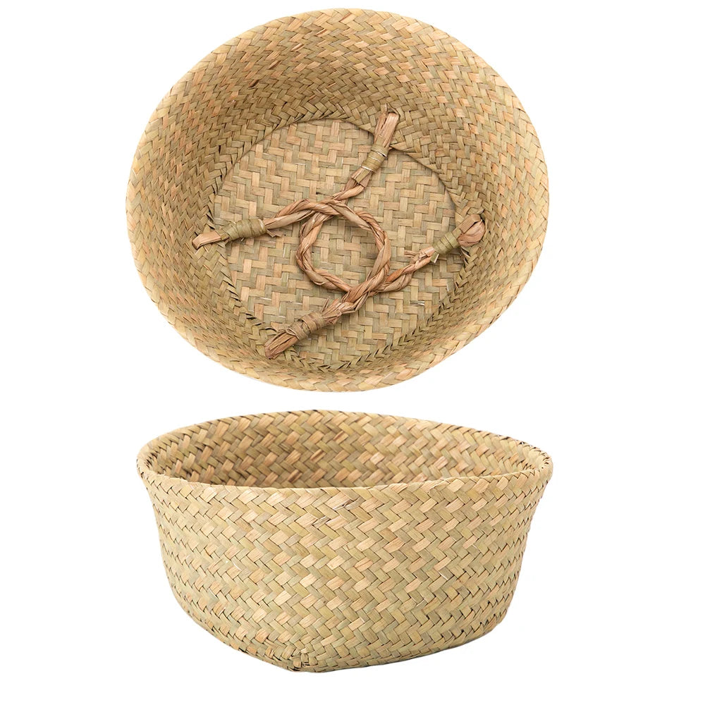 Wicker Planter Storage Basket