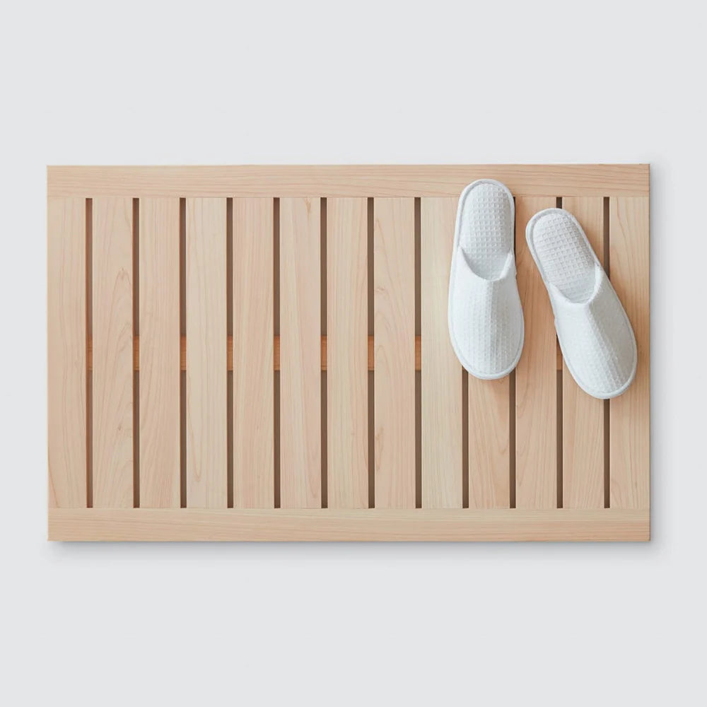 Hinoki Wood Bath Mat