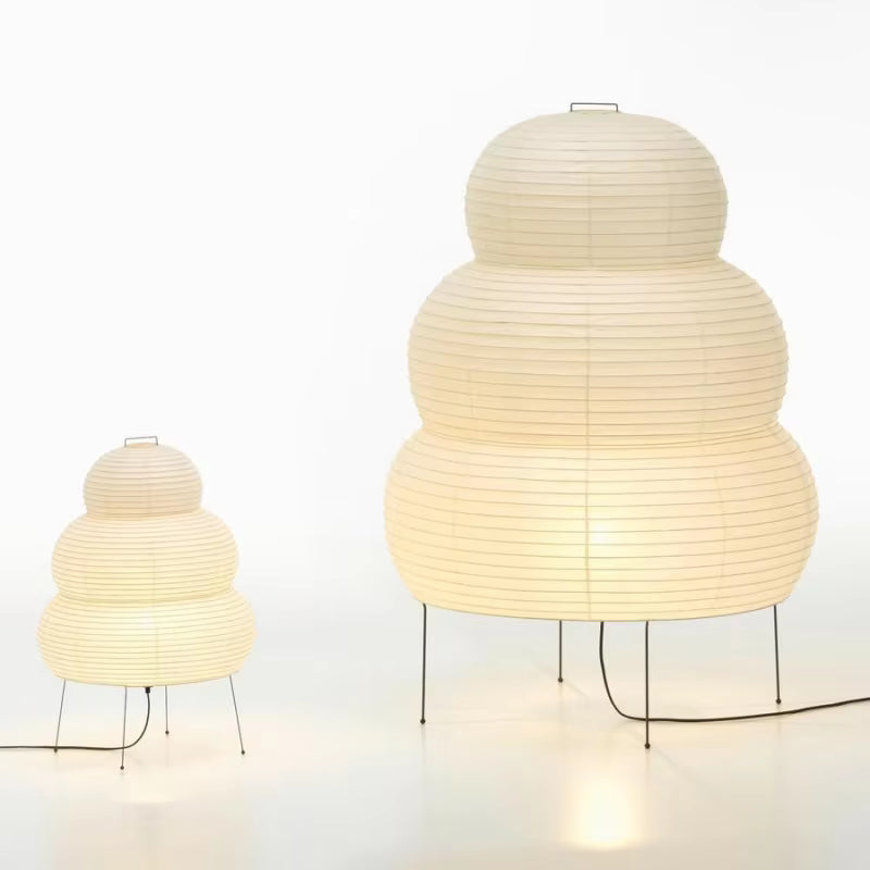 Japanese Wabi-Sabi Tripod Floor Lamp