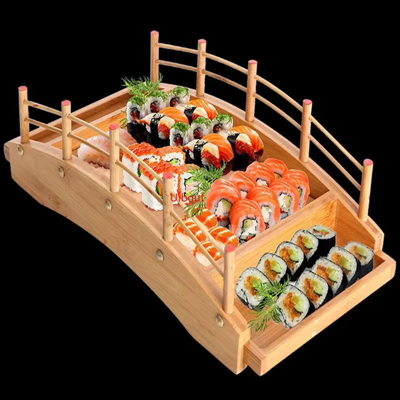 SushiVoyage Wooden Boat