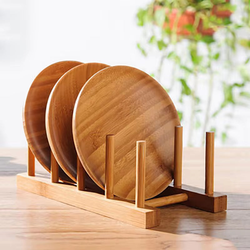 Kitchen Bamboo Drainer Rack