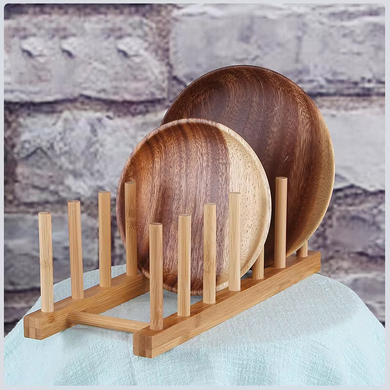 Kitchen Bamboo Drainer Rack