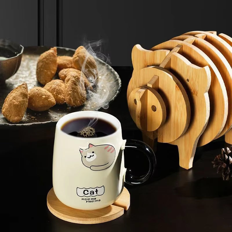 Elephant Multi Wood Tray Wood