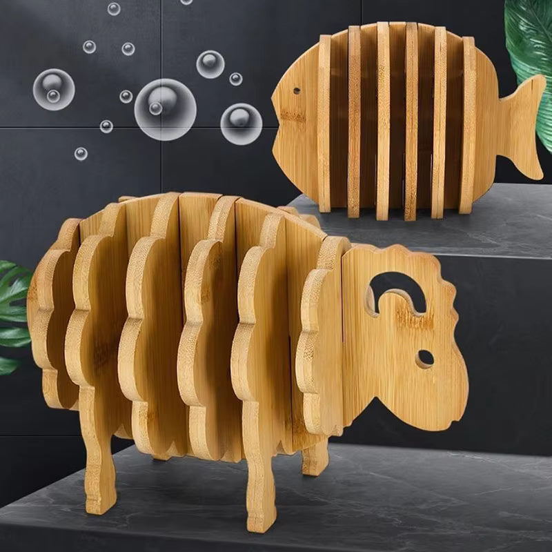 Elephant Multi Wood Tray Wood