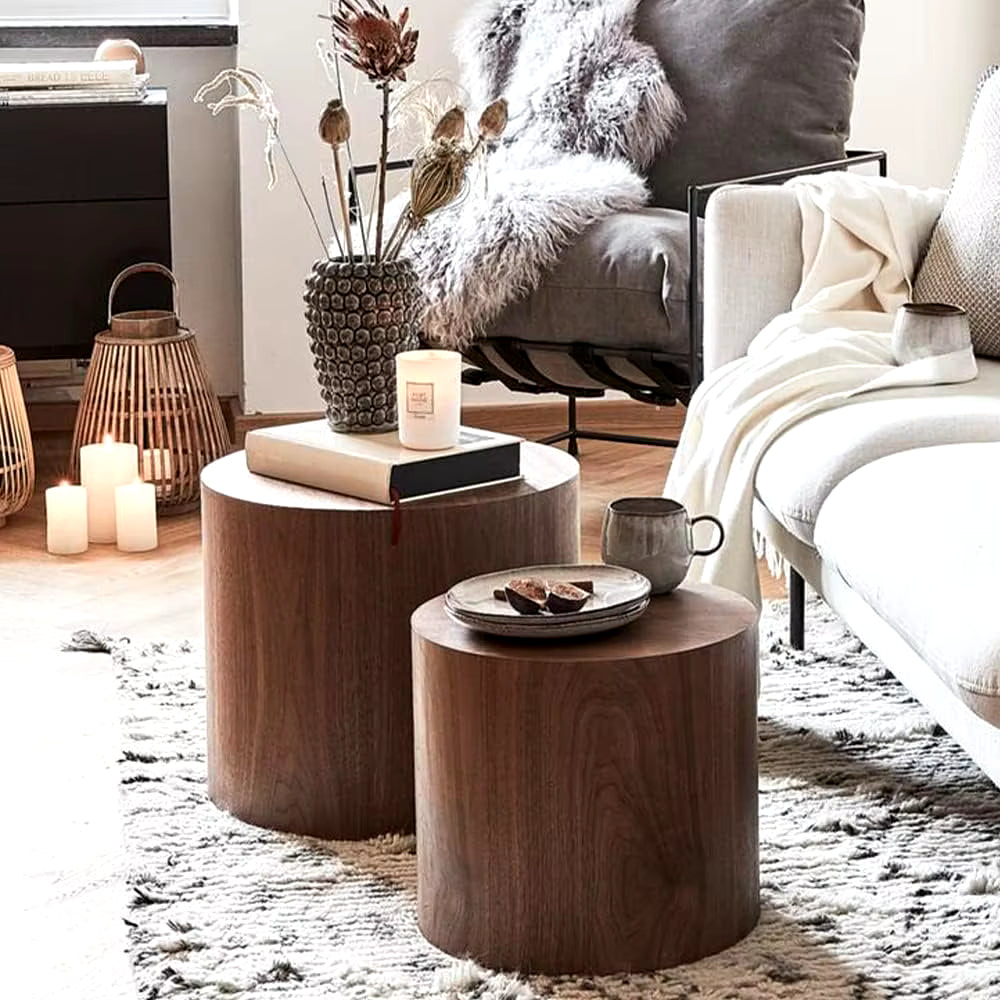 Walnut Harmony Nesting Table