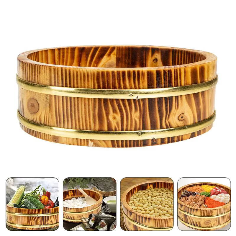 Rice Sushi Wooden Bowl