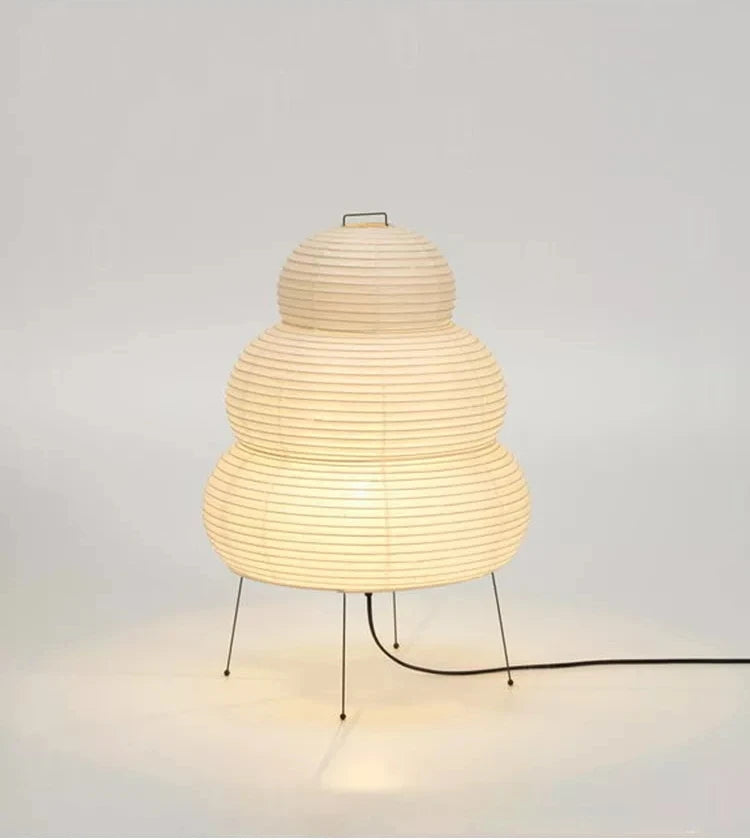 Japanese Wabi-Sabi Tripod Floor Lamp