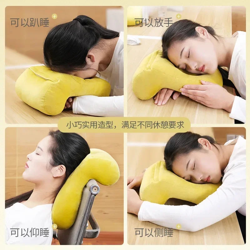 Comfortable Office Naps Pillows Neck Stretcher Multifunctional U-shaped Pillow for Back Cushion Head Arm Rest