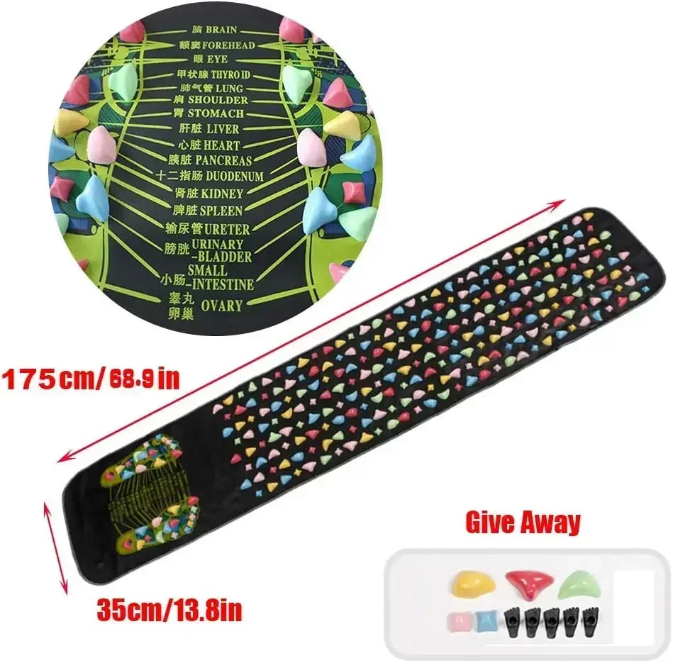 Fingerpressure Board Foot Foot Massage Pad Health Walk Foot Pressure Board Foot Massage Pad Imitation Goose Soft Stone Road