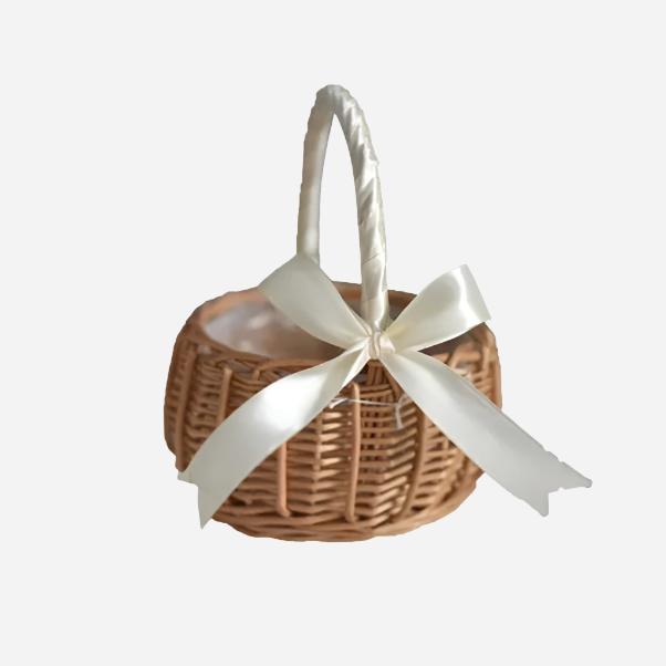 Rattan Flower Storage Basket