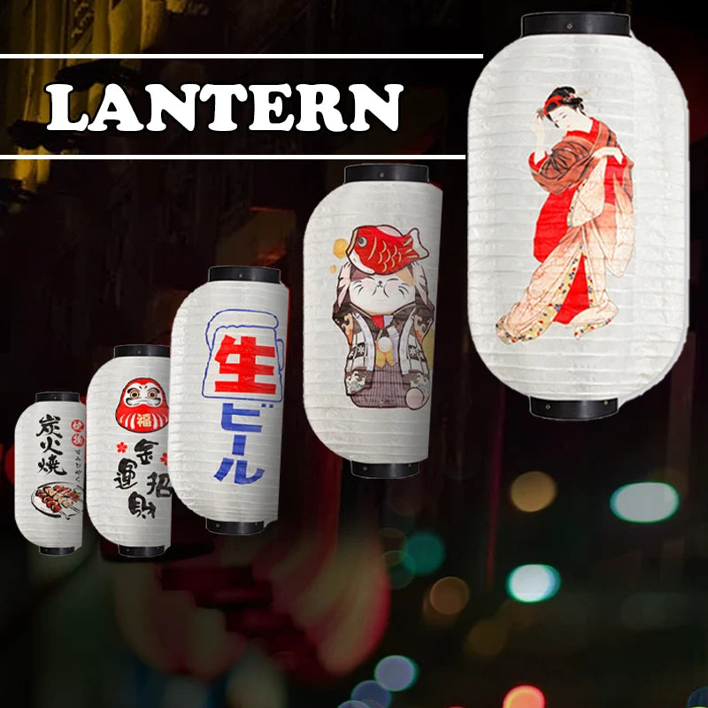 Japanese Lanterns Lamp Flashlight Waterproof Sushi Paper Lantern Restaurant Bar Hotel Festival Decor Wed Birthday Party Supply