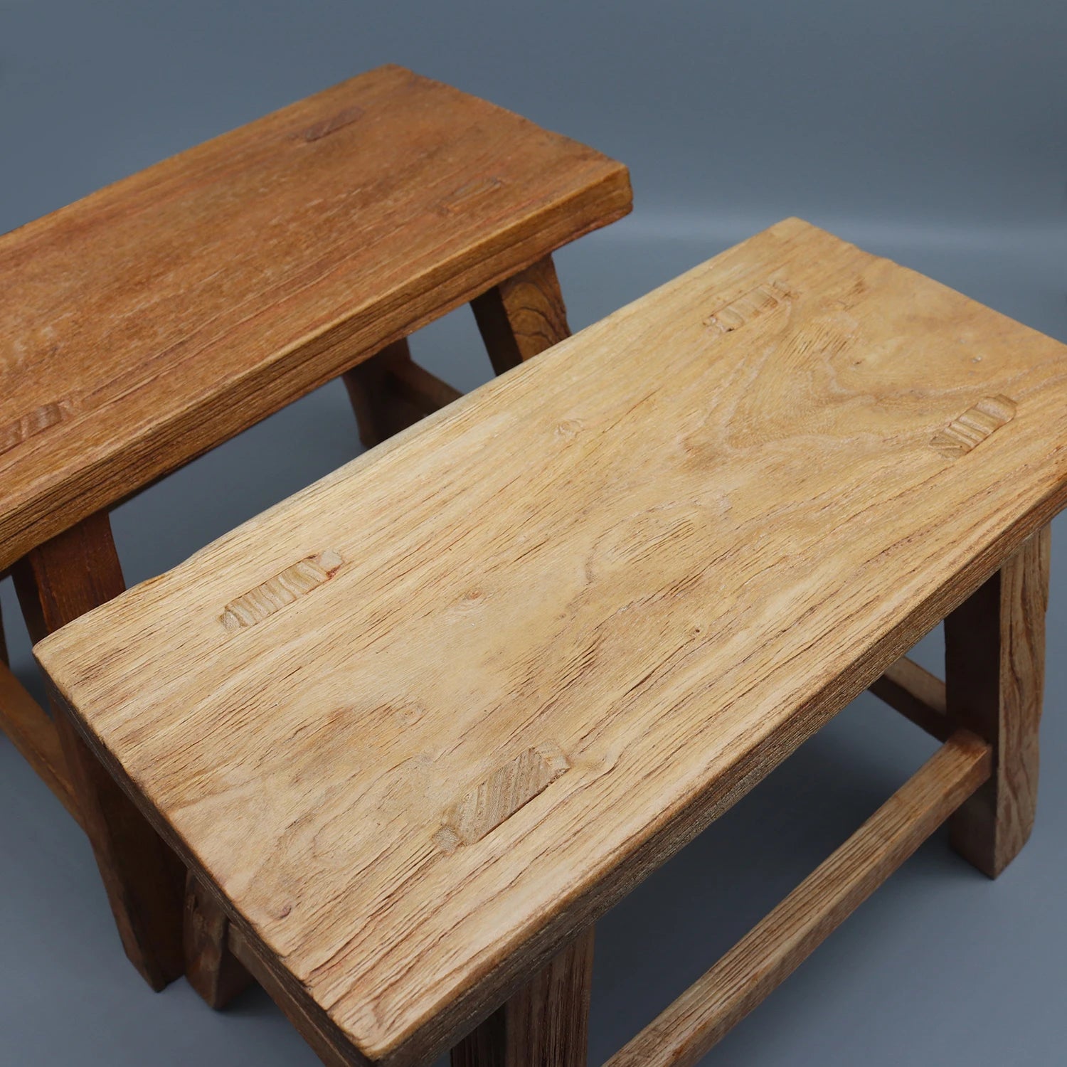 Newly Made Wooden Stool, Kids Chair, Solid Elm Wood