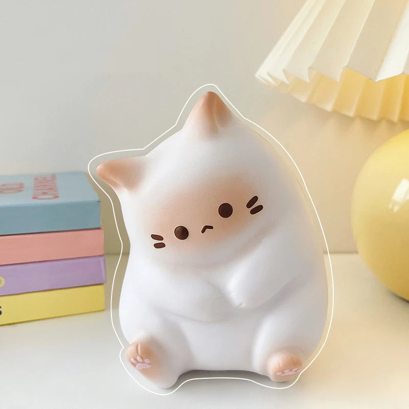 Kawaii Cat Stress Relief Squishy Toy PU Slow Rising  Squeeze Antistress Ball Cartoon Table Ornaments Birthday Gift For Girls