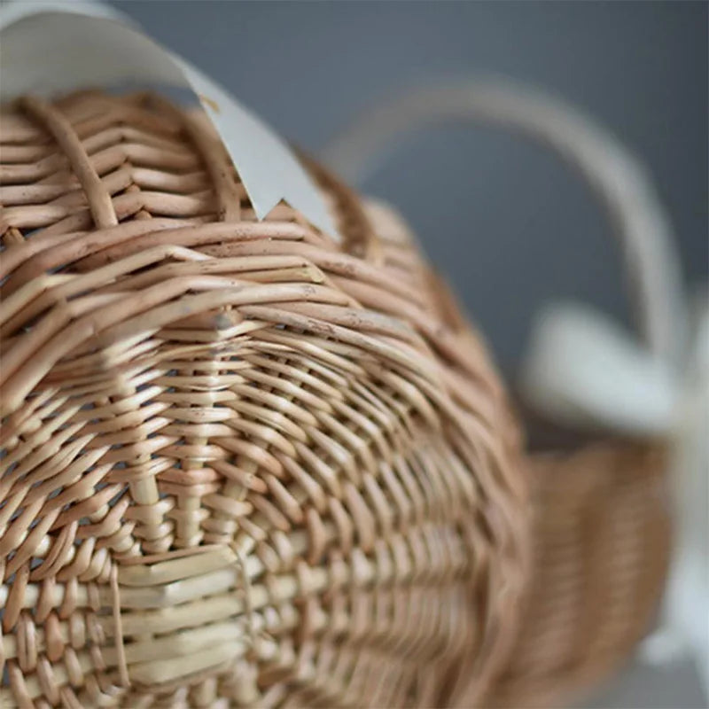 Rattan Flower Storage Basket