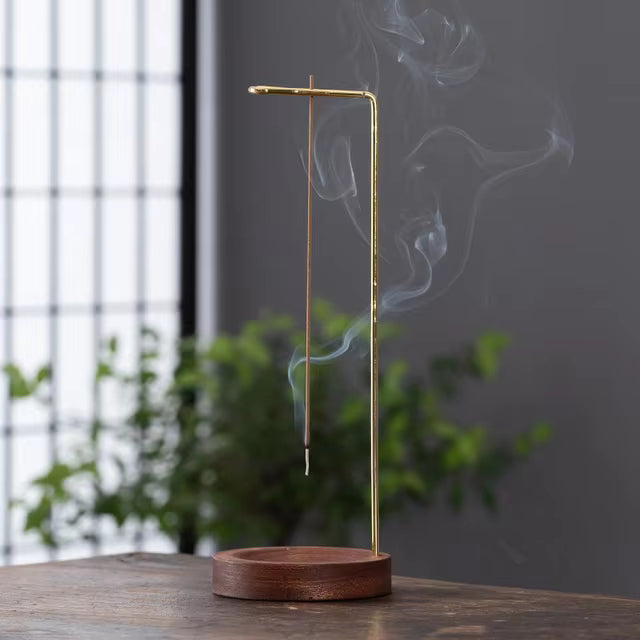 TranquilTurn Incense Holder – Upside Down Design with Ash Tray