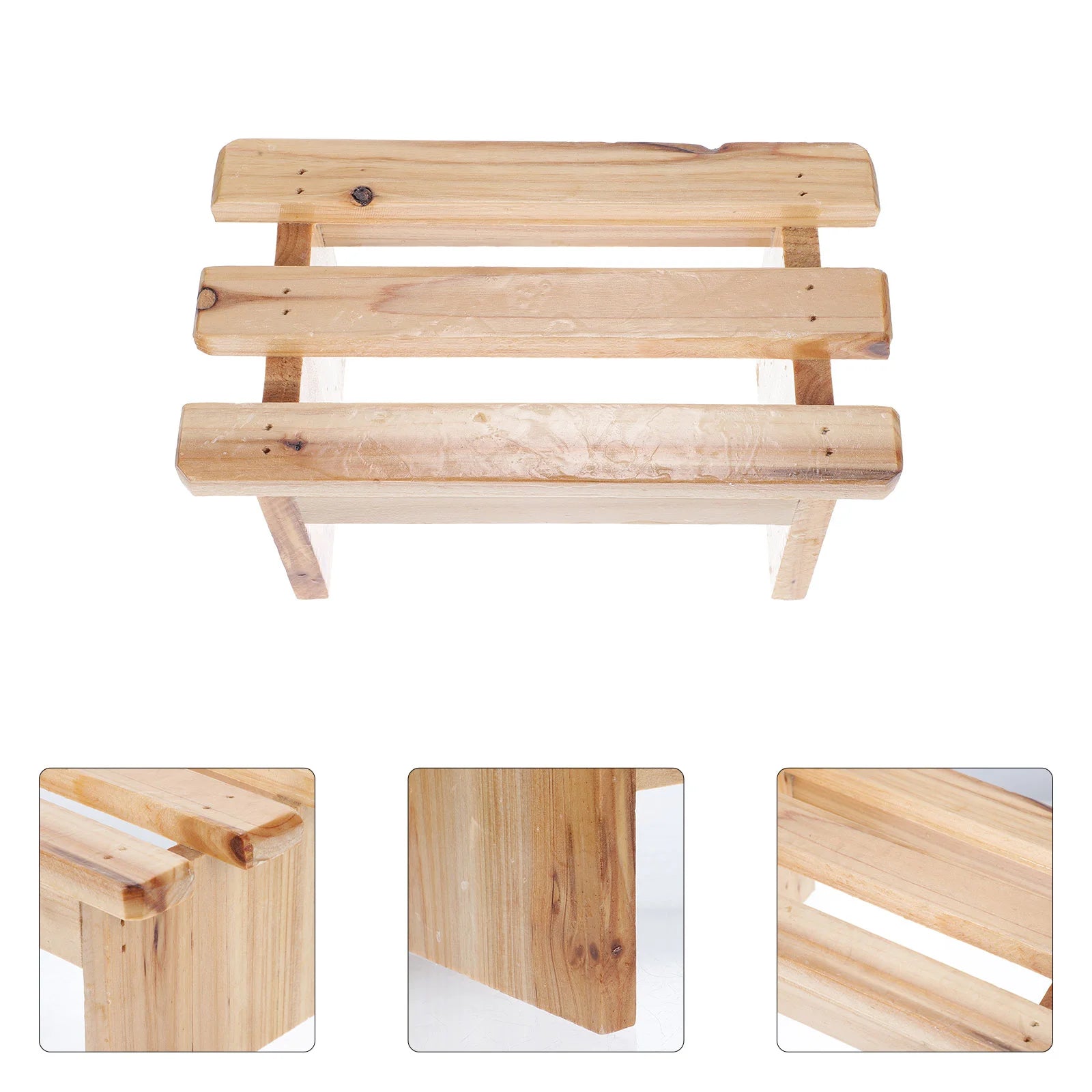 Wood Shower Foot Rest Bamboo Shower Bench Bathroom Sauna Feet Stool Shaving Legs Pedicure Bathtub Corner Shower Stool Small