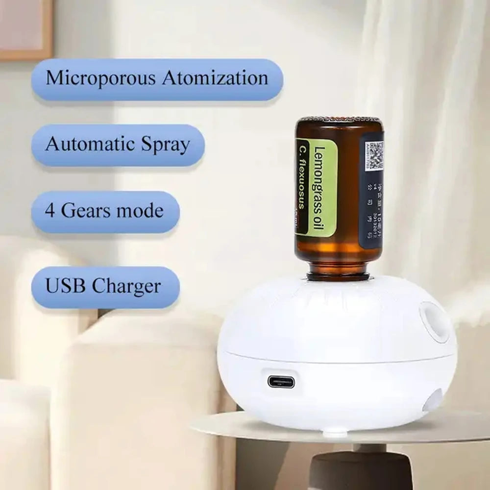 Mini Pure Oil Fragrance Diffuser Aromatherapy Machine Automatic Induction Portable Aroma Diffuser Office Essential Oils Diffuser