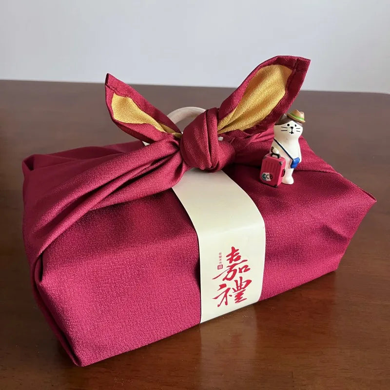 Japanese Style Handkerchief Furoshiki Japanese Traditional Style Wrapping Cloth Gift Packaging Cloth Bento Wrapping Towel