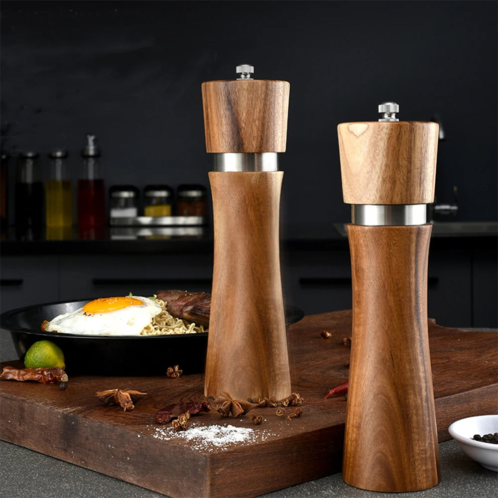 Wood Salt and Pepper Grinder