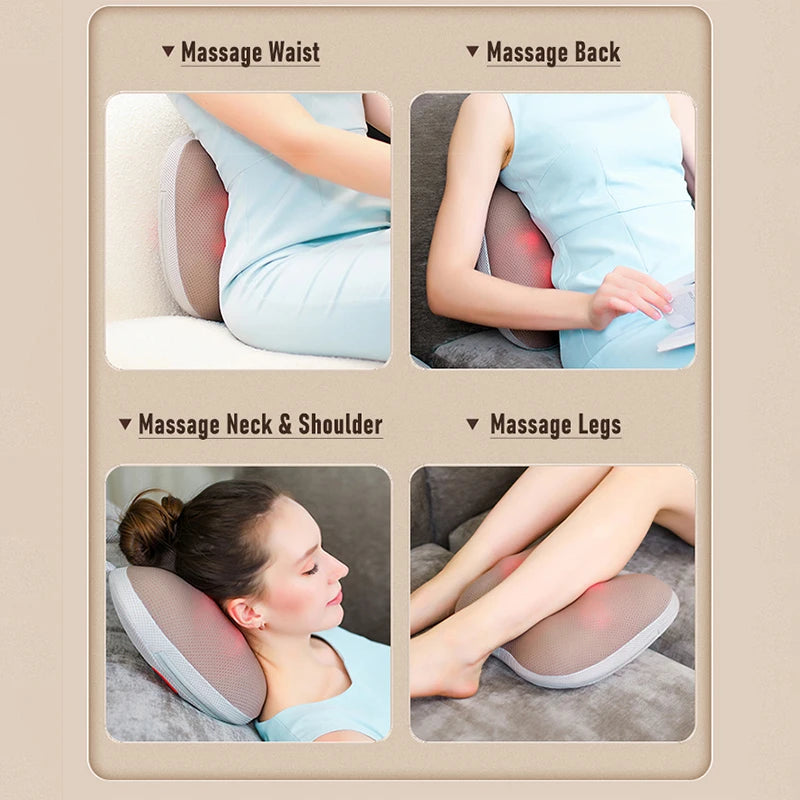 Cervical Spine Massager Lumbar Back Leg Massager Pillow Car Home multi-functional Electric Whole Body Massager Cushion