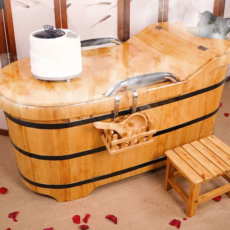 Outdoor Bathtub Portable Adults Shampoo Sink Large Family Bath Tub Bathroom Adult Spa Toilet Half Badewanne Body Adults