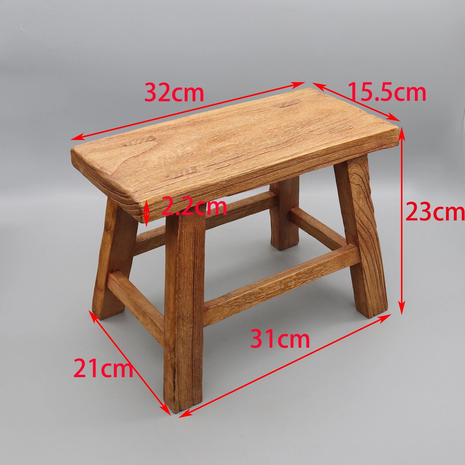 Newly Made Wooden Stool, Kids Chair, Solid Elm Wood