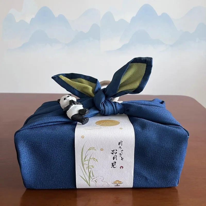 Japanese Style Lunch Box Bento Packaging Cloth Furoshiki Handkerchief Travel Picnic Portable Festival Gift Teacup Wrapping Towel