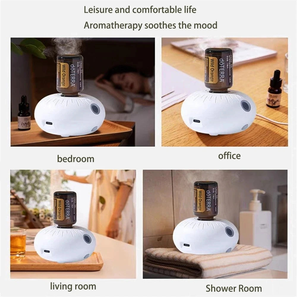 Mini Pure Oil Fragrance Diffuser Aromatherapy Machine Automatic Induction Portable Aroma Diffuser Office Essential Oils Diffuser