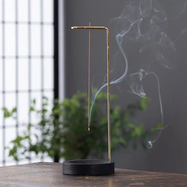 TranquilTurn Incense Holder – Upside Down Design with Ash Tray