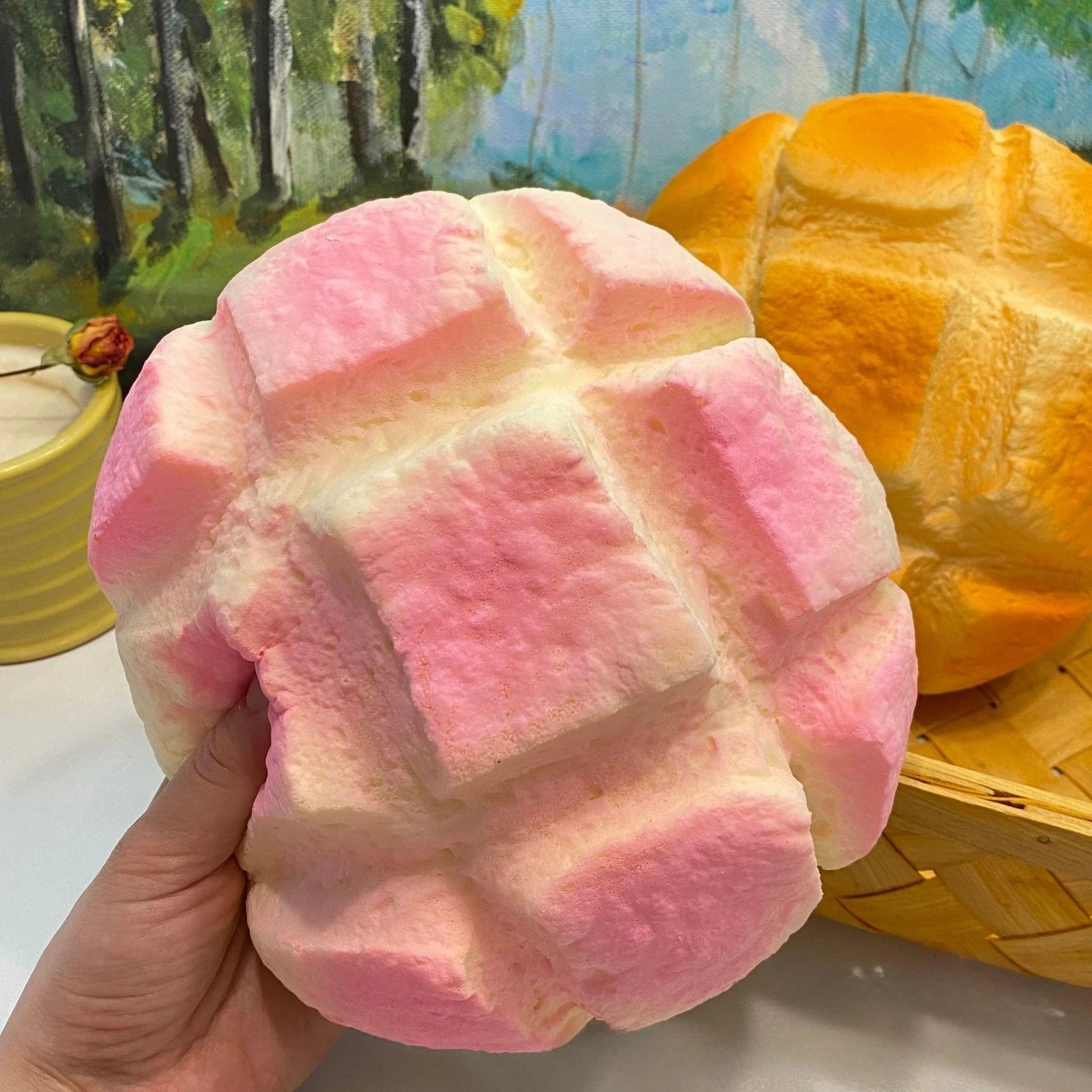 High Quality Slow Rising Squishy Bread Oversized Pineapple Bun Stress Relief Toy Prank Decoration Unique Birthday Gift