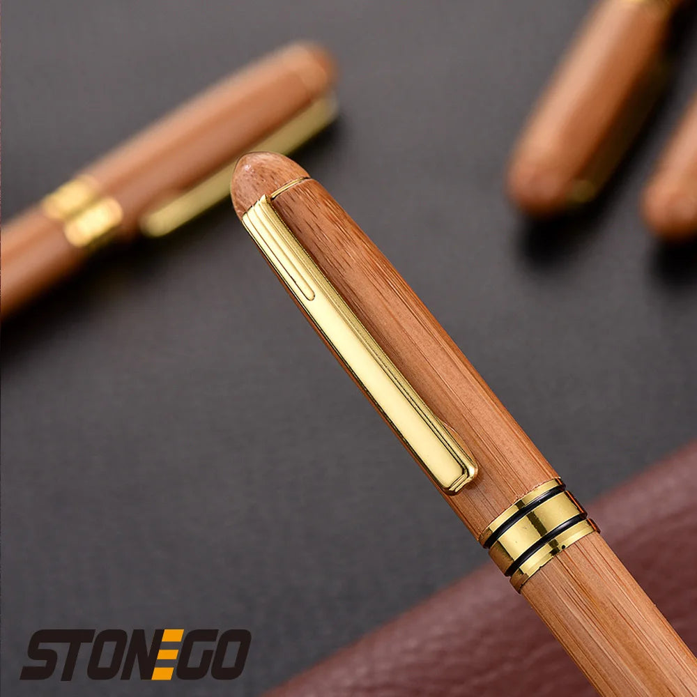 STONEGO Classics Luxury Wooden Fountain Pen/Signature Pen Ink 0.5mm for Gifts Decoration Writing Office Fountain Pen Stationery