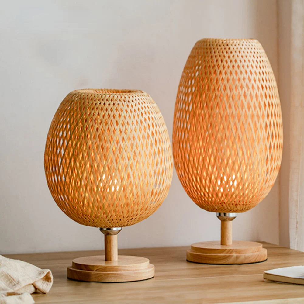 Rattan Table Lamp