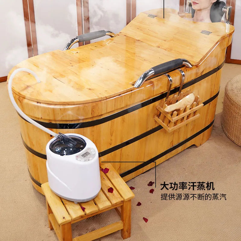 Outdoor Bathtub Portable Adults Shampoo Sink Large Family Bath Tub Bathroom Adult Spa Toilet Half Badewanne Body Adults