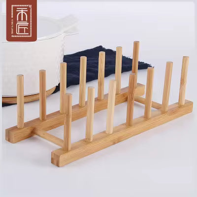 Kitchen Bamboo Drainer Rack