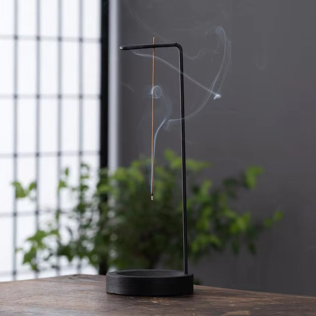 TranquilTurn Incense Holder – Upside Down Design with Ash Tray