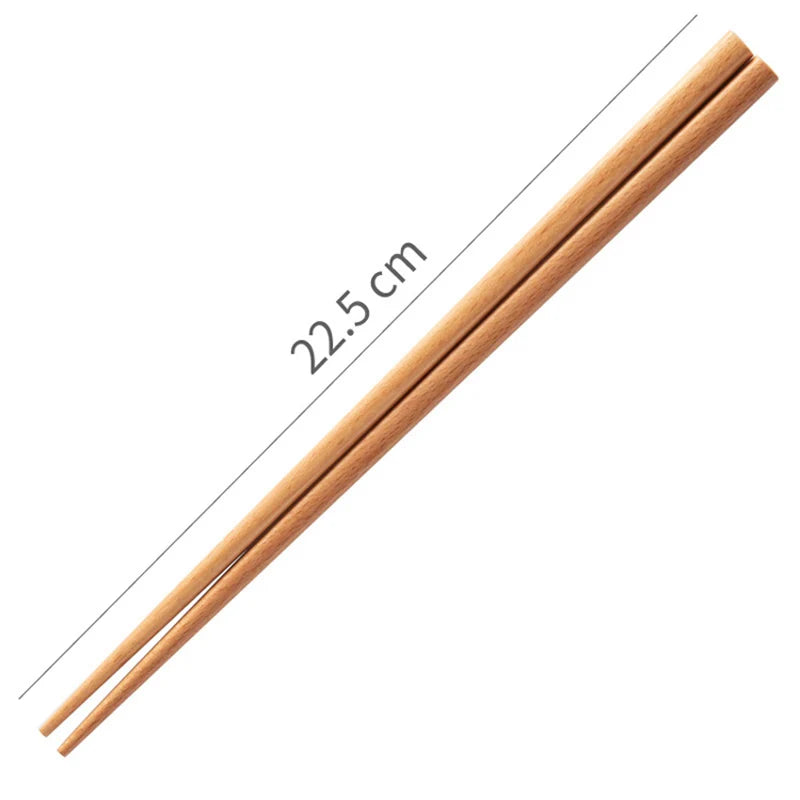 5 Pairs Wooden Chopsticks Wood Chopsticks Set Japanese Sushi Chopsticks Korean Chinese Snack Food Chop Sticks Kitchen Tableware