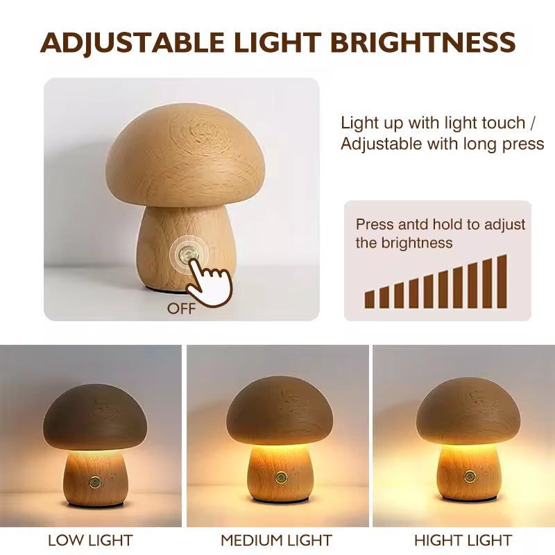 Mushroom LED Night Light